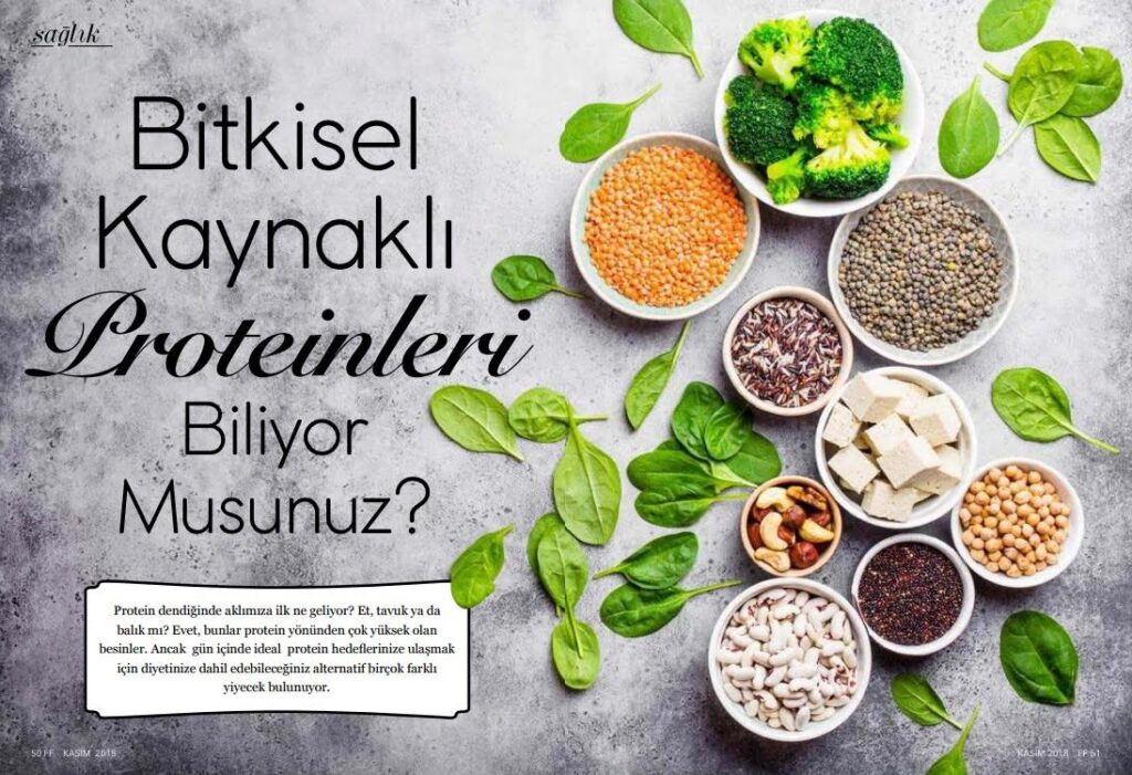 Bitkisel kaynaklı proteinleri biliyor musunuz? 1 Bitkisel kaynaklı proteinler nelerdir