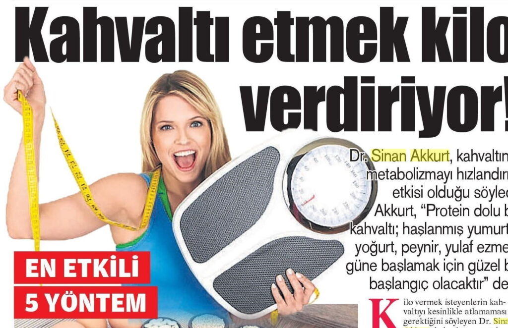 Kahvaltı etmek kilo verdiriyor! 1 Kahvaltı etmek kilo verdiriri mi