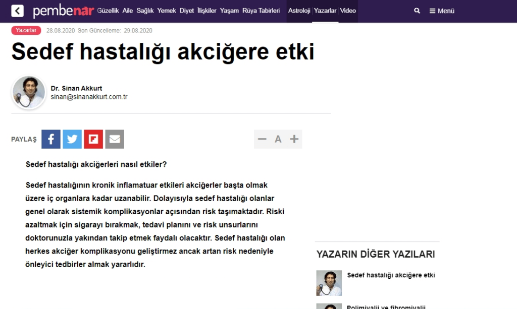 Sedef hastalığı akciğerleri nasıl etkiler? 1 milliyet2 Sedef hastalığı akciğerleri nasıl etkiler?