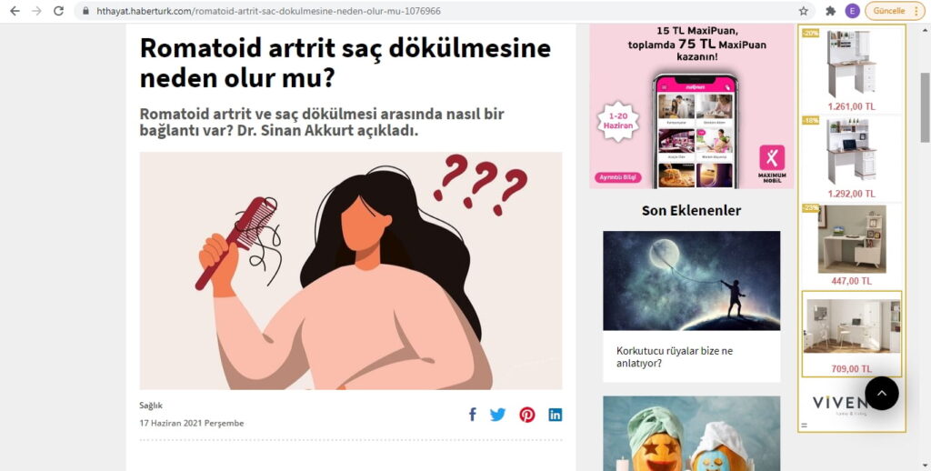 Romatoid artrit ve saç dökülmesi arasında nasıl bir bağlantı var? 1 Romatoid artrit ve saç dökülmesi arasında nasıl bir bağlantı var?