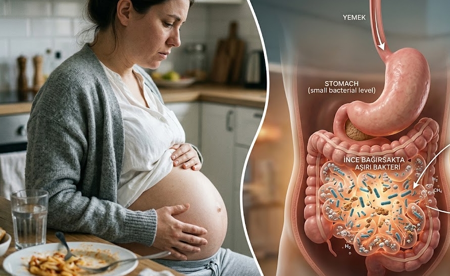 Yemek Sonrası Şişkinlik Neden Olur SIBO Belirtis